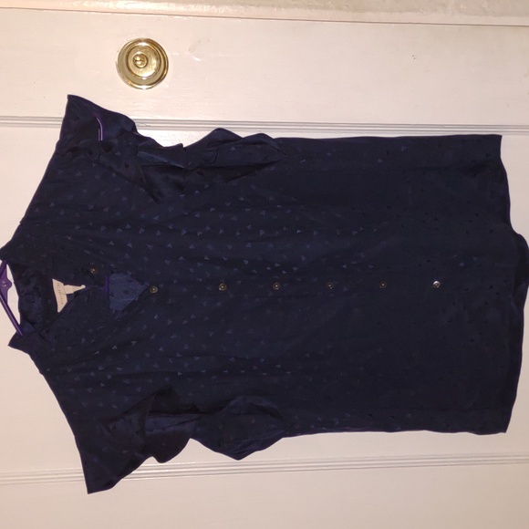 Rebecca Taylor | Ruffles Sleeves Silk Top - Picture 3 of 4